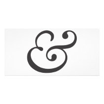 Ampersand Photo Greeting Card