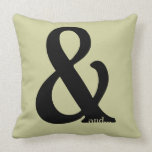 Ampersand Throw Pillow