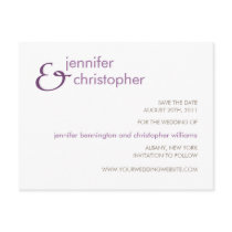 Ampersand :: Save the Date Postcard