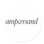 Ampersand Sticker