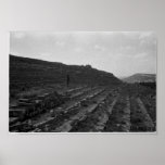 Amphitheater Limestone Quarry in the Crimea Poster
