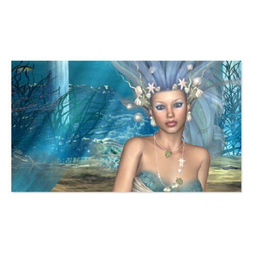 Amphitrite Mermaid Business Card (front side)