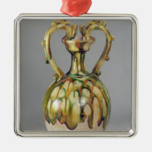 Amphora with handles in the form of dragon christmas ornament