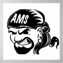 AMS Pirate Print