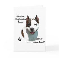 AmStaff Like No Other Breed cards