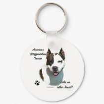 AmStaff Like No Other Breed Keychain