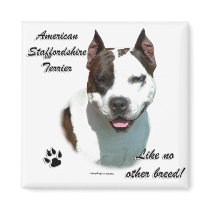 AmStaff Like No Other Breed magnets