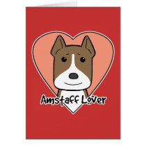 Amstaff Lover Greeting Cards