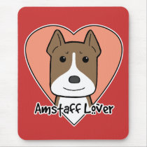Amstaff Lover Mouse Mats