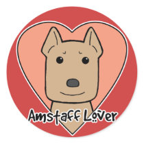 Amstaff Lover stickers