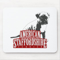 AmStaff Puppy DIX Mousepad