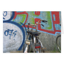 Amsterdam Bikes Greeting Card