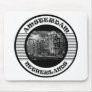 AMSTERDAM BLACK AND WHITE MOUSE PAD