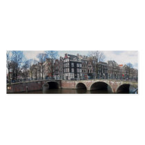 Amsterdam Canal Houses & Bridges Holland Bookmark business cards