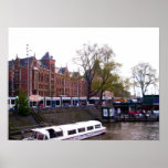Amsterdam Centraal Train Station poster