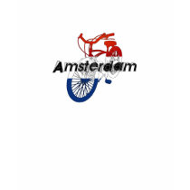 Amsterdam city of bicycles t-shirts by Funkart Amsterdam city of bicycles t-shirts