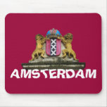 Amsterdam Coat of Arms Shield Symbol Mousepad