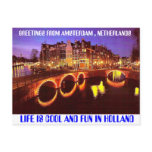 AMSTERDAM copy, LIFE IS COOL AND FUN IN HOLLAND... postcards