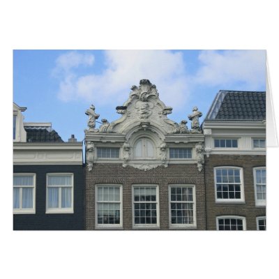 Amsterdam Gables Photo Card by hollandshop