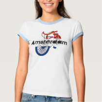 Amsterdam Holland Netherlands Cycling t-shirts by Funkart Amsterdam Holland Netherlands Cycling t-shirts