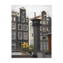 Amsterdam - Houseboat Smokestack Post Card