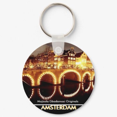 AMSTERDAM KEYCHAINS by adeolagbadamosi
