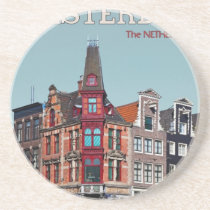 Amsterdam - Leidsestraat - Keizersgracht Beverage Coaster