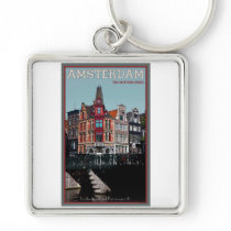 Amsterdam - Leidsestraat - Keizersgracht Keychain
