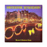 AMSTERDAM, NETHERLANDS REFRIGERATOR MAGNET