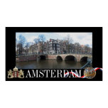 amsterdam, water, canal, reflection, sunlight,