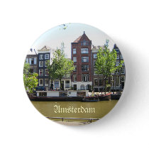 Amsterdam pinback button