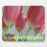 Amsterdam Pink Tulips Mousepad