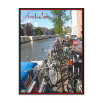 Amsterdam Postcard by ElfLaBelle Amsterdam Postcard