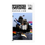 Amsterdam Pride (Dark Strokes Technique) Postage Stamp
