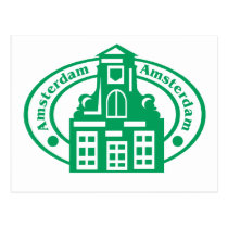 Amsterdam Stamp postcards