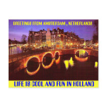 AMSTERDAM THE HOTTEST PLACE TO BE postcards