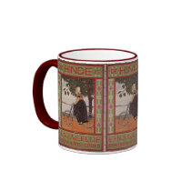 Amsterdam Vintage Bicycle Poster Art Coffee Mugs