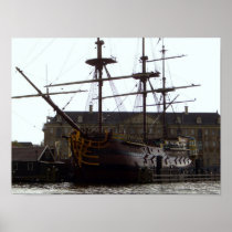 Amsterdam VOC Ship Print