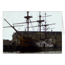 Amsterdam VOC Ship Travel Photography Card