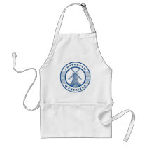 AMSTERDAM WINDMILL BLUE aprons by guillermobooker AMSTERDAM WINDMILL BLUE aprons
