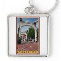 Amsterfdam - the  Walter Suskindbrug Key Chains