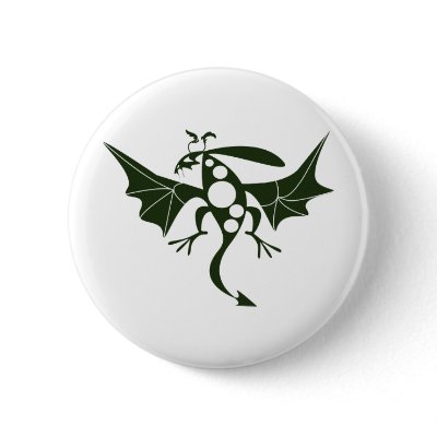 AMT 0001 Pteranodon Pinback Button by adellaandmella