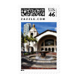 Amtrak Station And Fountain In Downtown San Diego Postage Stamp