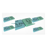 Amu as Am Americium  and U Uranium Photo Greeting Card