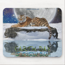 Amur Tiger Earth Day Wildlife Protection Mousepad mousepads