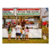 Amusement - Daddy I want a hot dog Personalized Invite