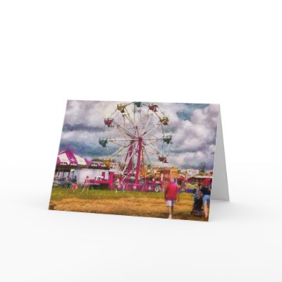 Amusement - Ferris Wheel Fun Cards by suburbanscenes