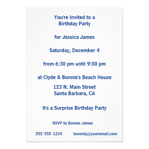Amusement Park Invite