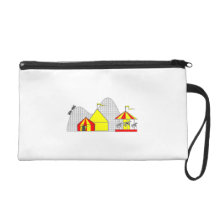 Amusement Park Wristlet Purse