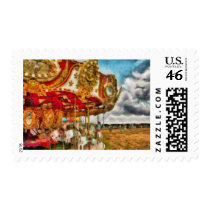 Amusement - The Merry-go-round Postage Stamps